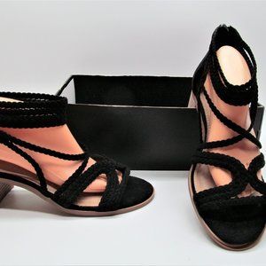 Torrid Multi Braided Strap Heel Sandal Shoes 11 W